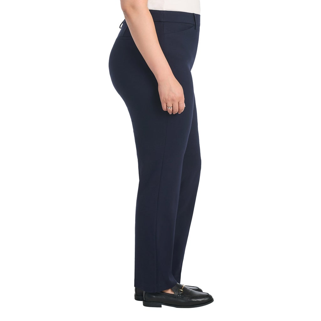 Dalia Women's Pull on Straight Leg Ponte Pant