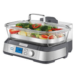 Cuisinart CookFresh Digital Glass Steamer with 2-piece Tong Set