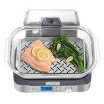 Cuisinart CookFresh Digital Glass Steamer with 2-piece Tong Set
