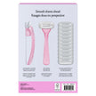 Billie Pink Sparkle Women's Razor Handle with Magnetic Holder, 12 Cartridges