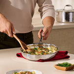 Lagostina Artigiano 3-Ply Clad Hammered Stainless Steel Cookware Set, 8-pieces