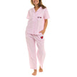 Keith Haring Women's Cotton Notch Collar Pajama Set, 2-piece