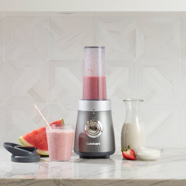 Cuisinart SmartPower Compact Blender & Juice Extractor, with 16 oz. Travel cup and 9-piece Straw Set