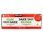 Kirkland Signature Organic Tomato Sauce, 12 × 398 mL