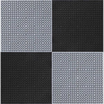 Ultralock Black and Grey Perforated Garage Tiles