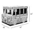 Fellowes - Bankers Box at Play Colour-Your-Own Cardboard School Bus