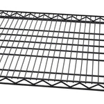 TRINITY 4-Tier NSF Black Shelving Rack