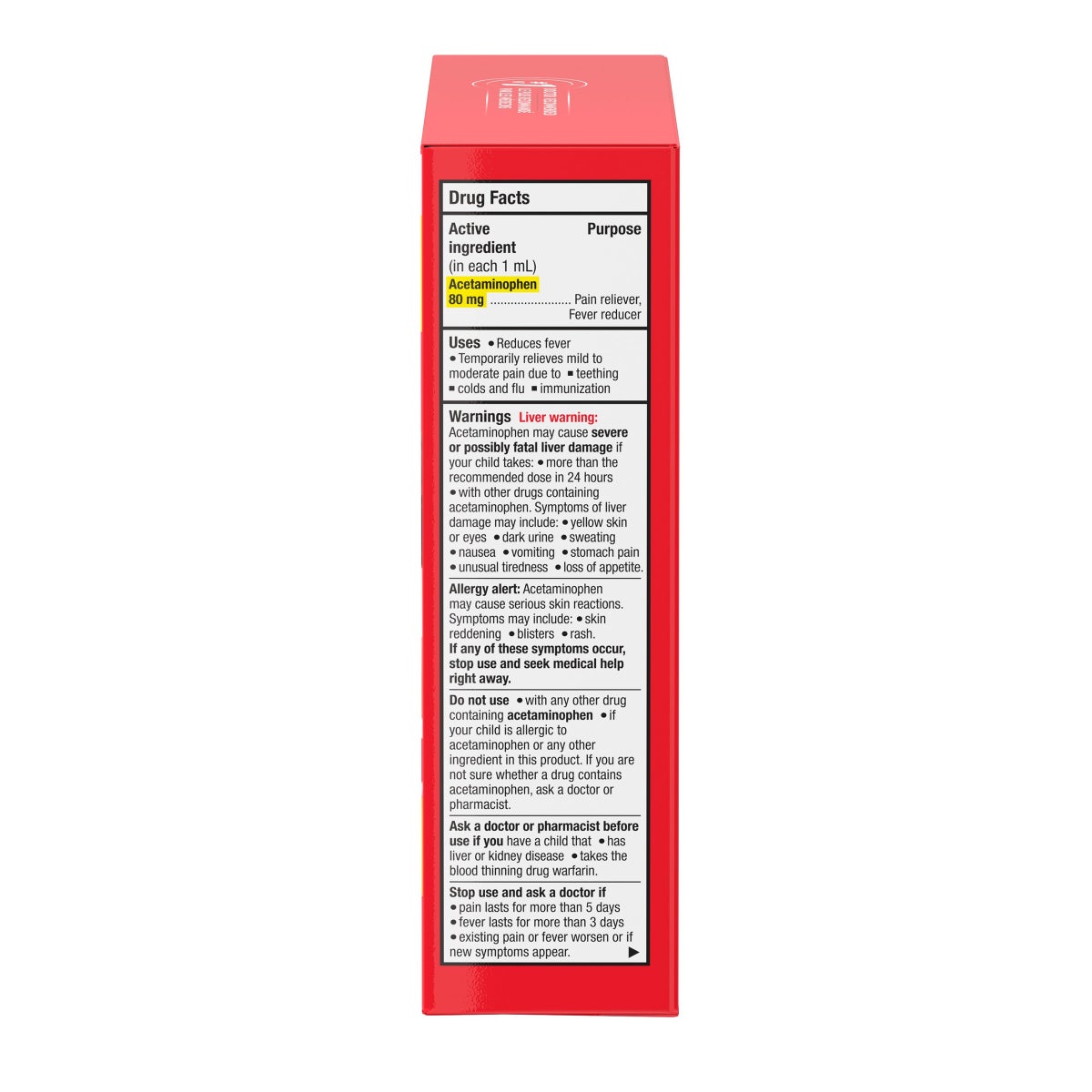 Infant's Tylenol Pain Reliever Grape Drops - 24mL, 2-pack