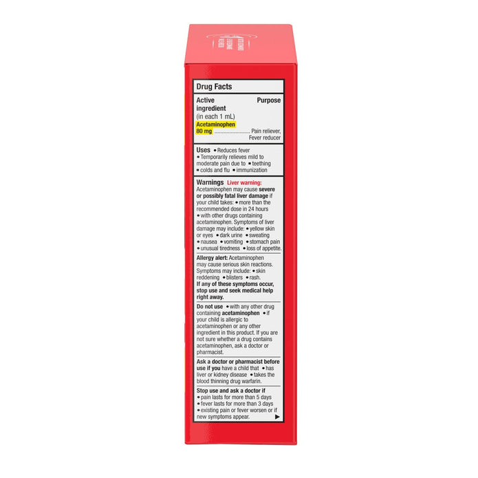 Infant's Tylenol Pain Reliever Grape Drops - 24mL, 2-pack