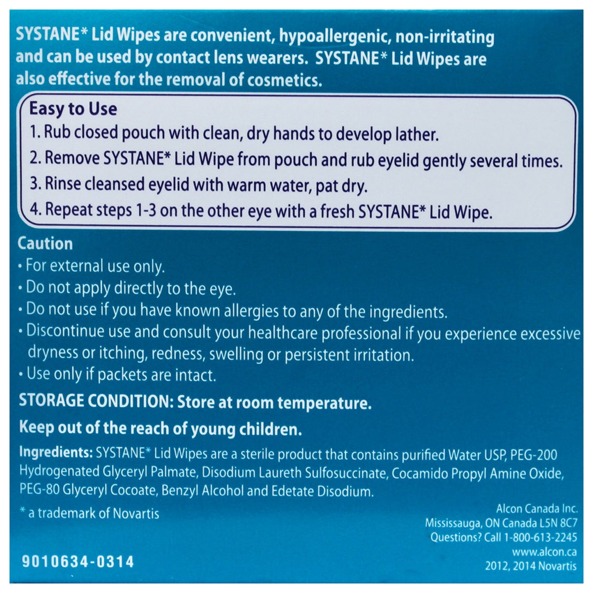 Systane Lid Wipes - 3 x 32 Wipes