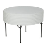 Lifetime Commercial 152.4 cm (60 in.) 15 Round Tables with 1 Table Cart