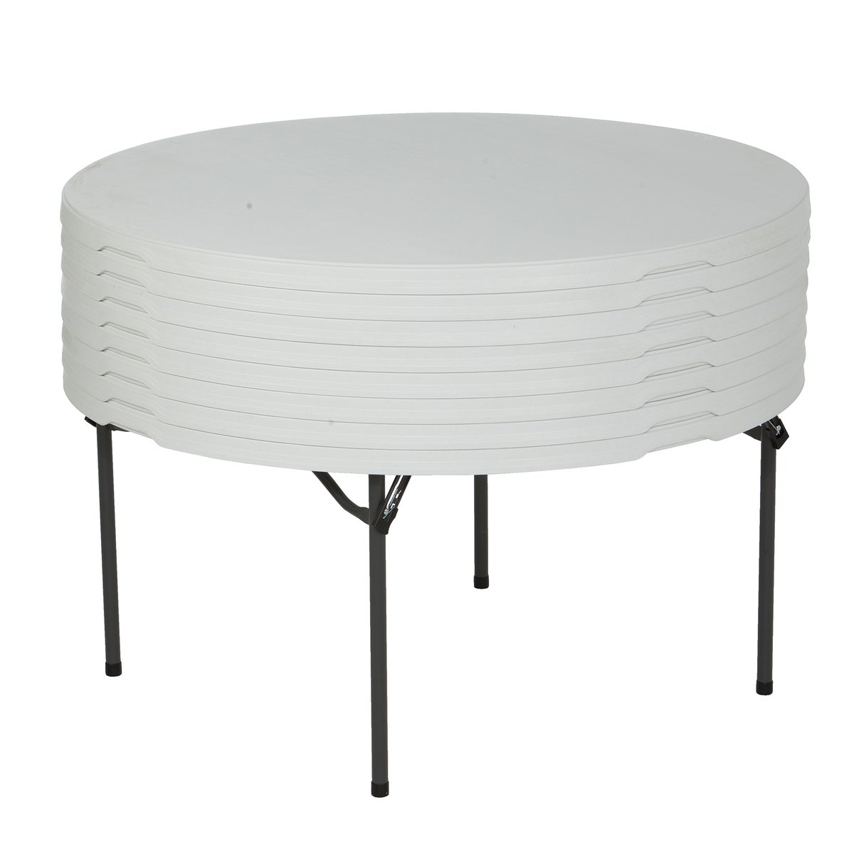 Lifetime Commercial 152.4 cm (60 in.) 15 Round Tables with 1 Table Cart