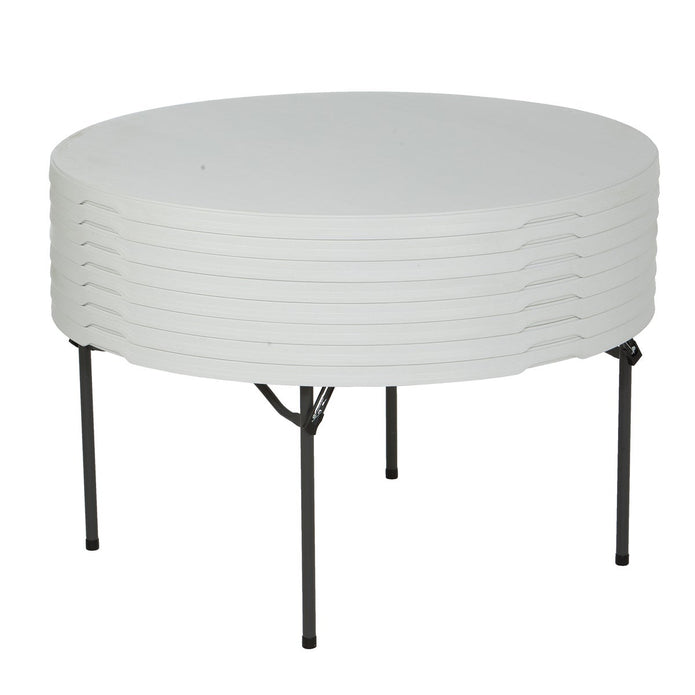 Lifetime Commercial 152.4 cm (60 in.) 15 Round Tables with 1 Table Cart
