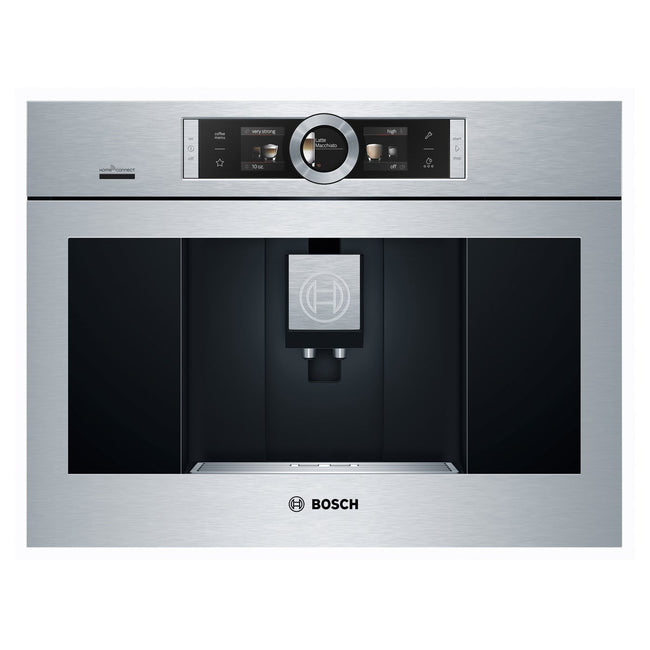 Bosch 800 Series 24 in. Stainless Steel Electric Built-in Coffee Machine with Home Connect