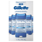 Gillette Antiperspirant Deodorant, Clear Gel, Cool Wave, 5 X 108 g