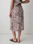 High-Rise Straight Midi Skirt