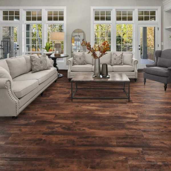 Golden Select Spiced Oak 18.2 cm (7.16 in.) Rigid Core SPC Vinyl Flooring