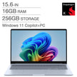 Samsung Galaxy Book4 Edge 15.6-in Copilot+ PC Laptop, Qualcomm Snapdragon X X1-26-100 - 16GB RAM, 256GB Storage, Qualcomm Adreno