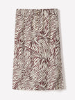High-Rise Straight Midi Skirt