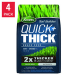 Scotts Turf Builder Quick + Thick Grass Seed Sun-Shade Mix, 1.2kg, 4-pack
