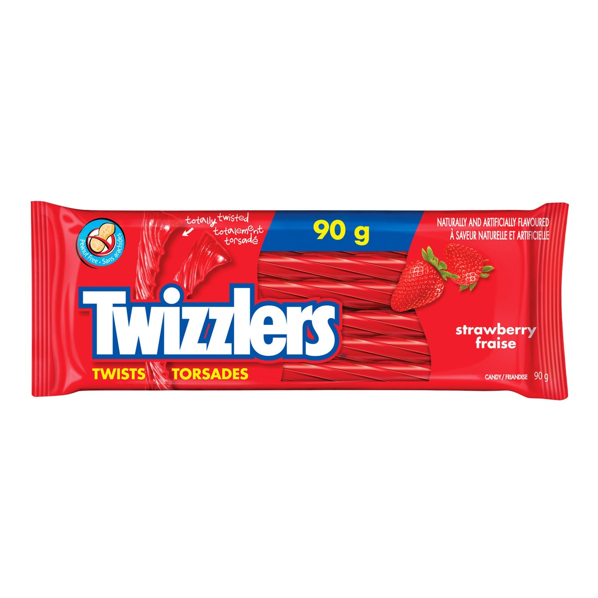 Twizzlers Twists, Strawberry Candy, 24 × 90 g