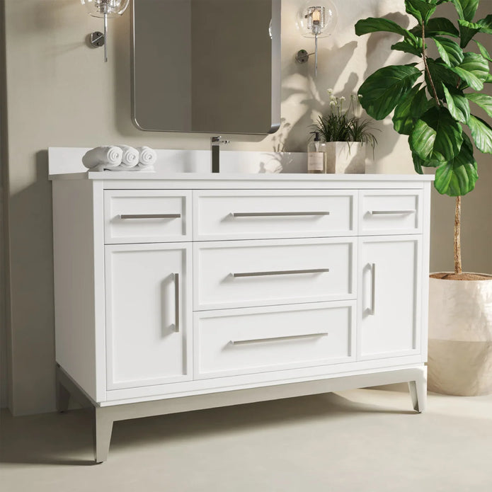 Forestmade Barrington Vanity with Quartz Top in White
