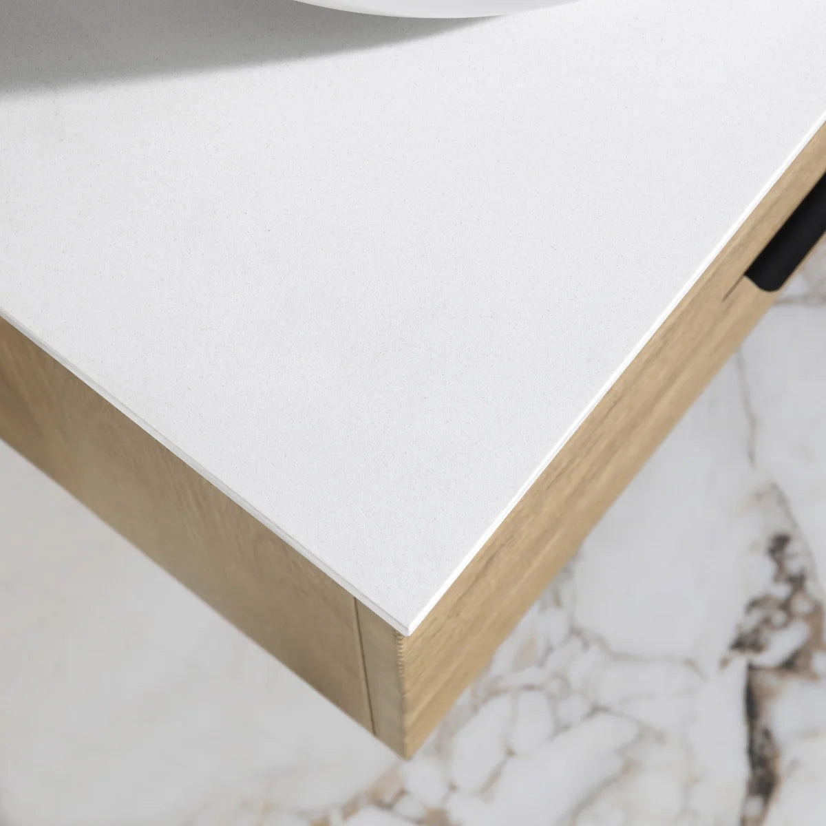 Ove Decors Archie Walnut Vanity with Engineered Stone Top