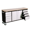 Trinity 72 in. Stainless-steel Rolling Workbench