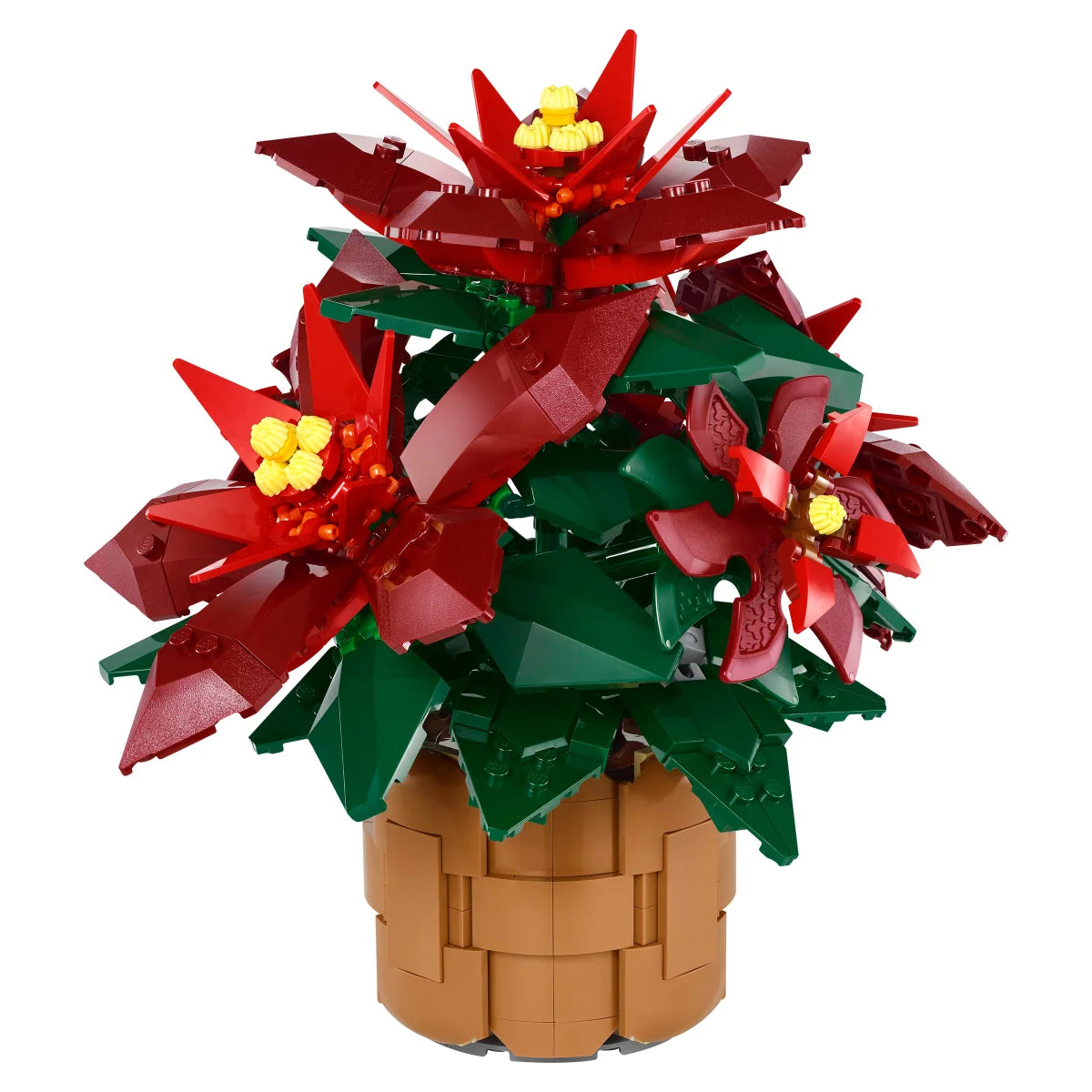 LEGO Icons Poinsettia Plant Building Set and Centerpiece Table Decoration 10370