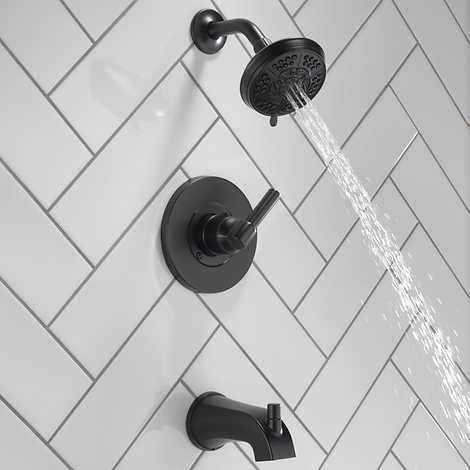 Delta Becker Monitor 14 Series Single Handle Tub and Shower Faucet