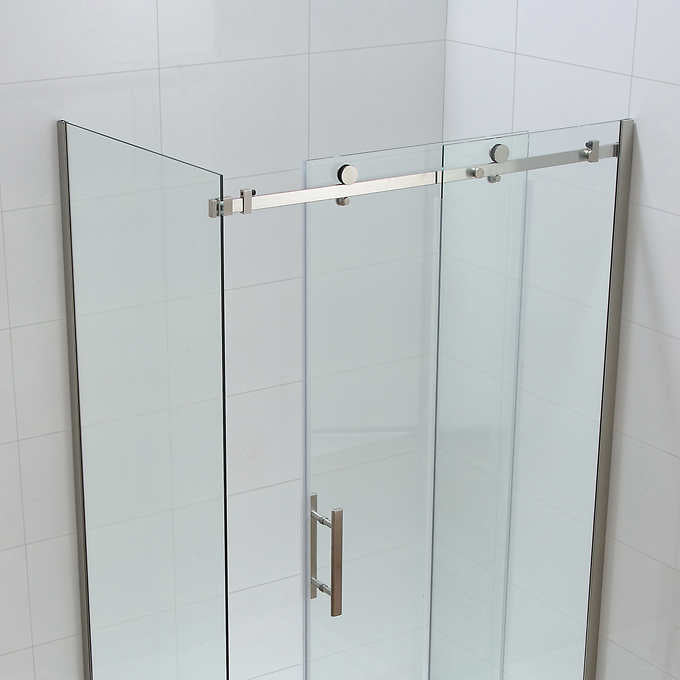 OVE Kelsey 48 in. x 32 in. Corner Shower Kit with Base