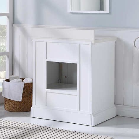 Northridge Home Augusta 30 in. Louvered Reversible Door Bathroom Vanity