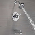 Delta Becker Monitor 14 Series Single Handle Tub and Shower Faucet