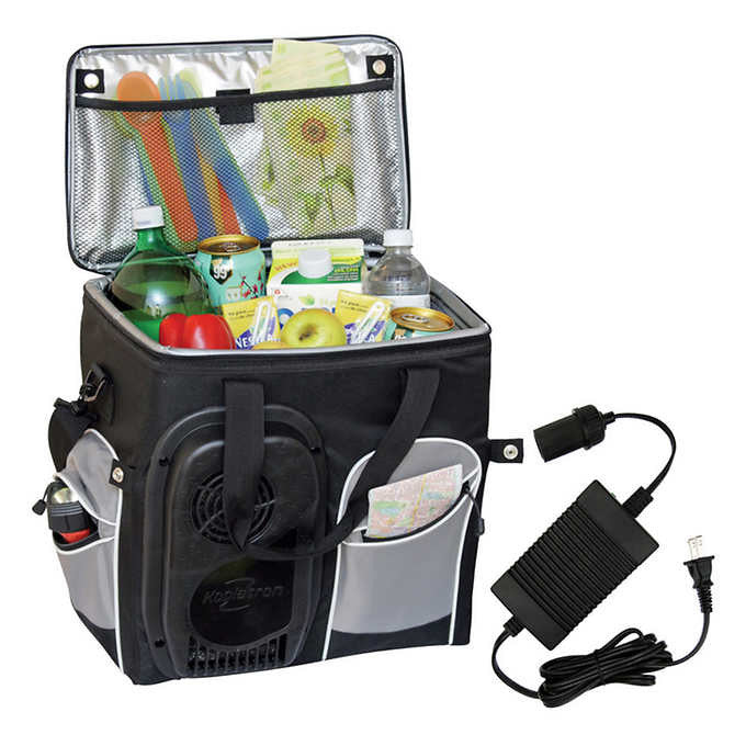 Koolatron D25 Soft Bag 24.5 L (26 qt) 12V Electric Cooler with AC Adapter