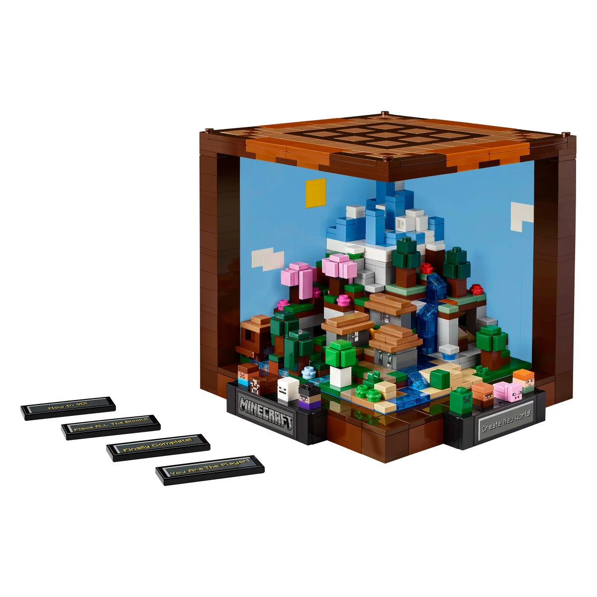LEGO Minecraft The Crafting Table Build and Display Set for Adults