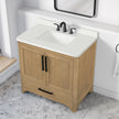 OVE Decors Adrian Vanity with Quartz Top in Brown