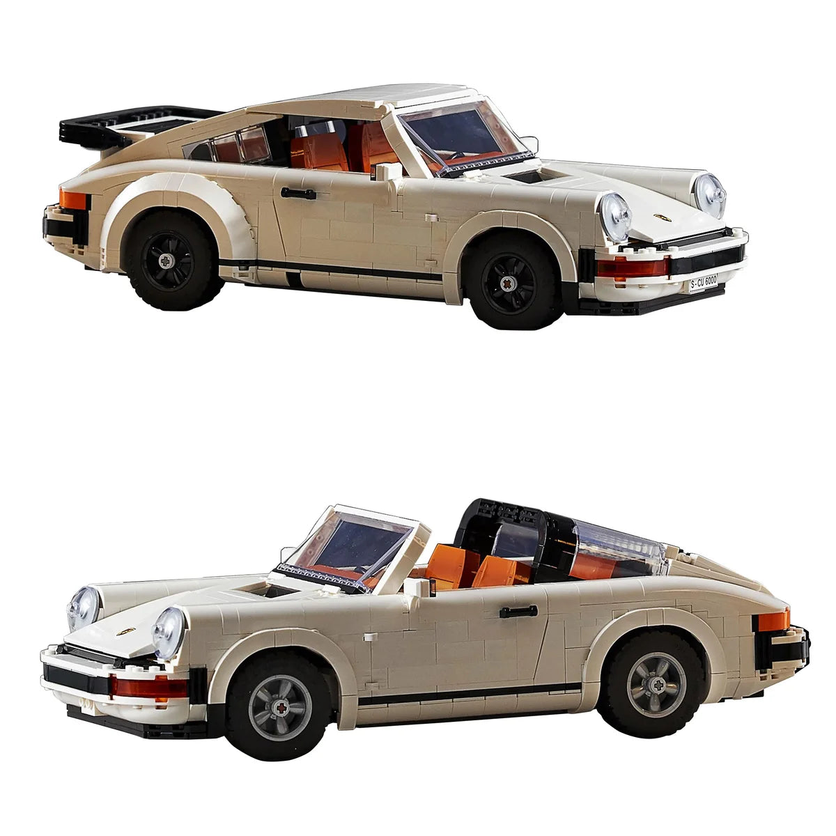 LEGO Icons Porsche 911 Building Kit with Bonus LEGO Speed Champions 1970 Ferrari 512 M