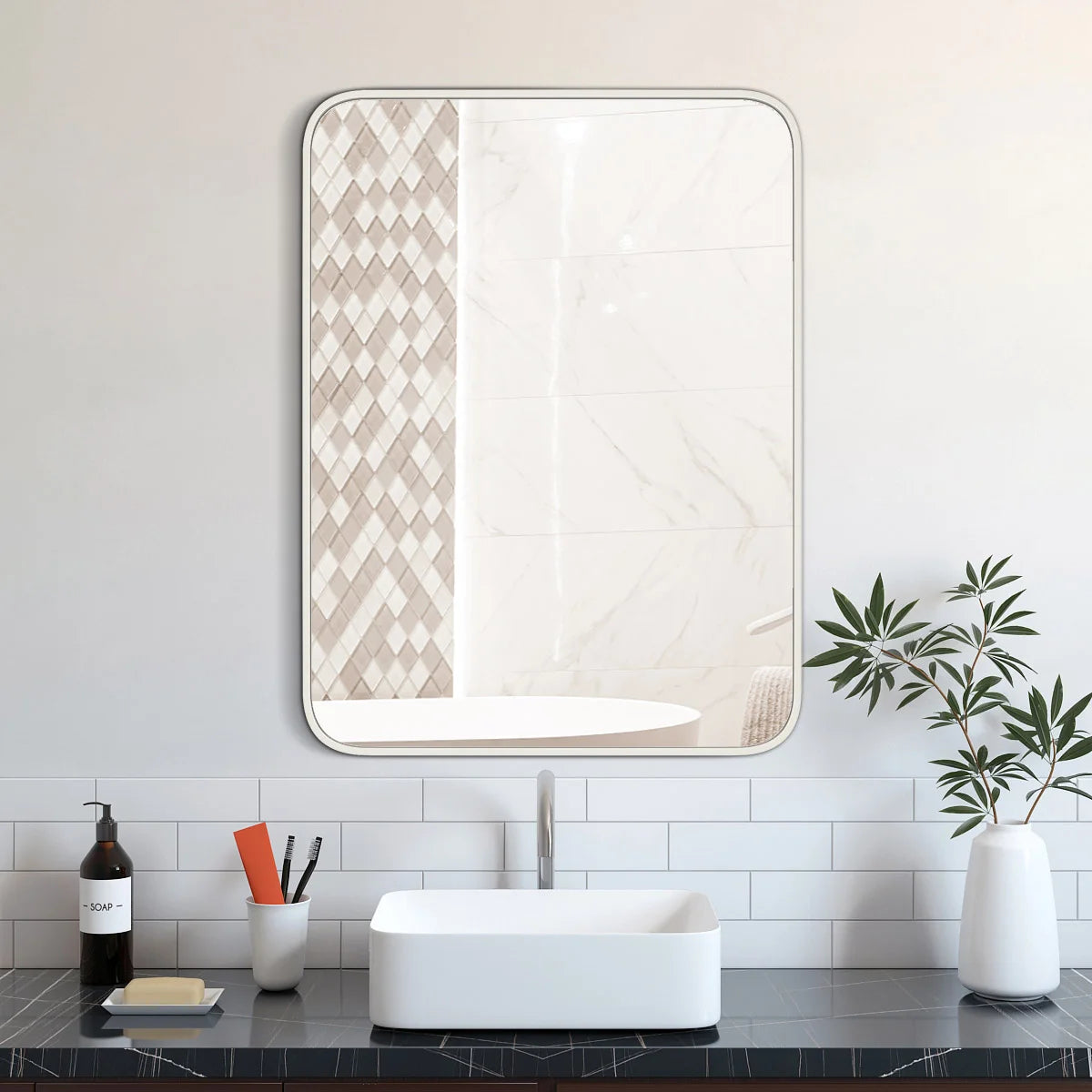 Appollo Remi Framed Metal Mirror