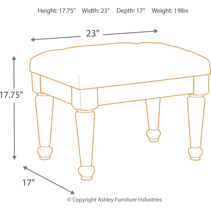 Coralayne Upholstered Stool