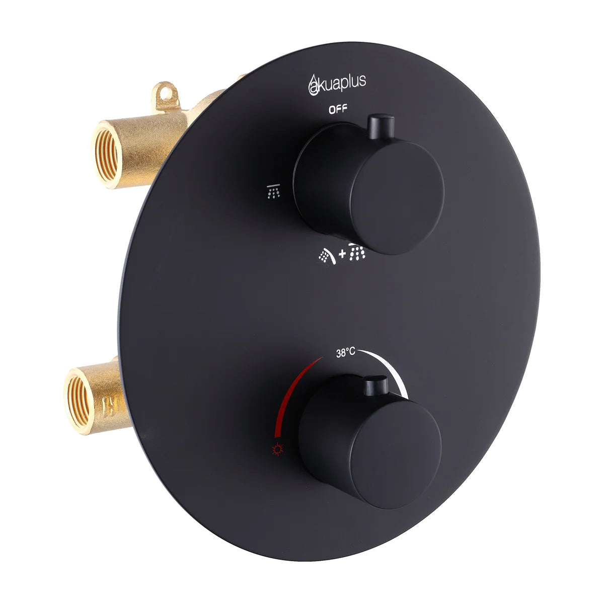 Akuaplus Elite Mya Thermostatic Handheld Shower and Shower Head