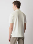Short-Sleeve Ribbed Half-Zip Polo