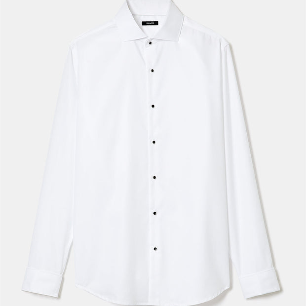 White Tuxedo Dress Shirt