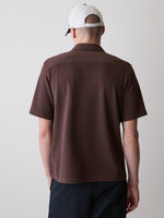 Slim-Fit Short-Sleeve Piqué-Knit Shirt
