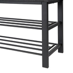 Neatfreak Fabric Upholstered Shoe Storage Bench