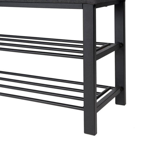 Neatfreak Fabric Upholstered Shoe Storage Bench