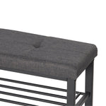 Neatfreak Fabric Upholstered Shoe Storage Bench