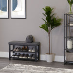 Neatfreak Fabric Upholstered Shoe Storage Bench