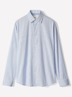 Striped Oxford-Blue Tailored-Fit Shirt