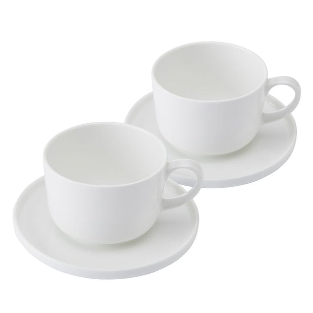 Samantha Set of 2 Teacups and Saucers