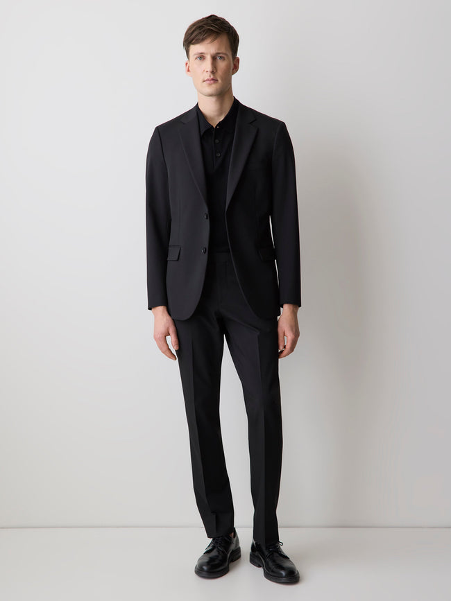 Black Slim Fit E-Tech Blazer